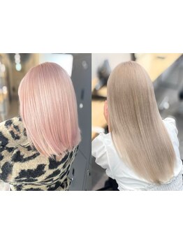 【心斎橋3分】ブリーチ・黒染め・縮毛履歴のある髪もお任せ◎専門店によるカラー×エクステが大人カワイイ!