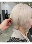 ショートウルフ×ホワイト