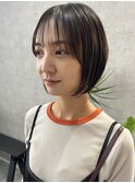 秋冬ショートボブ　髪質改善トリートメント　岐阜市美容院