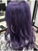 ディープラベンダーパープルカラーハイトーンハイライト