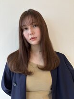 ユーフォリア 青山(Euphoria)&nbsp;抜け感ロングヘア 艶カラー 大人の上品スタイル