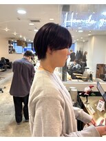 ヘアーブレイス(hair brace)&nbsp;ショート×ボルドー