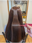 髪質改善ストレートと艶カラーで朝の支度が5分でキマる！