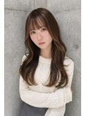 レイヤーカット小顔に見せるヘア/韓国ヘア/髪質改善/福岡/博多/
