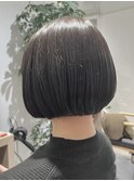 バッサリボブカット