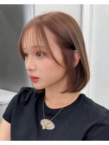 サンドナル 鹿児島天文館(sand NALU)&nbsp;ハッシュカット/グレージュ/デザインカラー[鹿児島天文館]