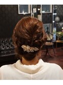 結婚式ヘアアレンジ☆