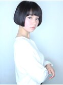 【morio池袋】黒髪大人可愛い小顔ボブ