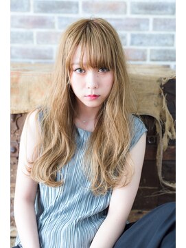 ミエル ヘア 新宿(miel hair) 【miel hair新宿】ハイトーンプラチナグレージュ