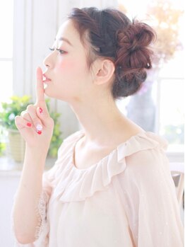 【ヘアセット】結婚式や2次会など、1日中可愛くいられるようモチのいいヘアセットが◎    