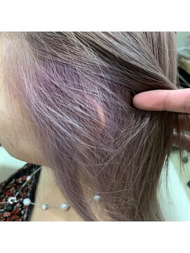 トリプルエイチ(HHH for hair) 10代20代30代大人可愛いホワイトラベンダーインナーカラー