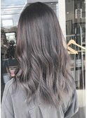 20代30代大人可愛い艶感アッシュグレージュケアブリーチ