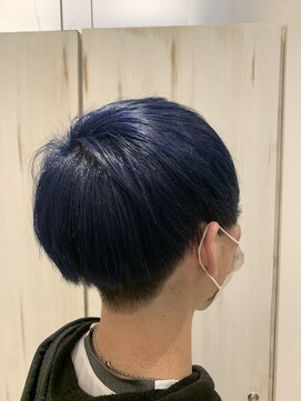 ラ メール ヘア デザイン(La mer HAIR DESIGN) ブリーチ★ネイビーブラックカラー