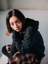 ココカラー(CoCo Color)&nbsp;センターパート大人カジュアルミディ【岡山】【倉敷】【中庄】