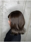ミディアムボブ×外ハネ