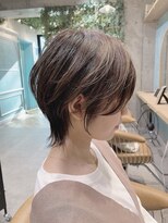 ロンドフルール 大宮東口(Lond fleur) Lond fleur林　大人くびれウルフボブショート　ダークアッシュ
