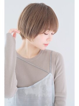 ヘアサロン ガリカ 表参道(hair salon Gallica) おしゃれナチュラル耳かけマッシュ☆ベージュカラー