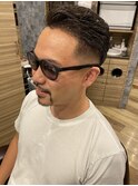20代30代大人気直毛必見!!ハードパート癖毛風パーマ