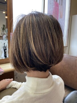 トップヘアー 中庄店(TOP HAIR fuapua) ふわ軽キレイめボブ
