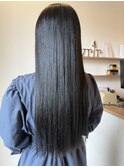 縮毛矯正×ダークブラウン
