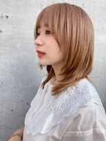 ベイルーム(BAYROOM by HONEY omotesando) 大人可愛い20代30代40代小顔シャギーレイヤー×ショコラベージュ