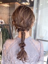 ヘアーアンドメイク ビス(HAIR&MAKE bis) お呼ばれヘアアレンジ☆【鈴木智美】