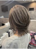 ウルフボブ×ハイライト