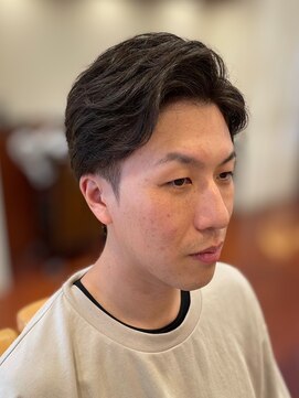 スカイ 亀戸店 (sky) ハイライト/マッシュパーマ/アッシュブラック<理容室>[亀戸]