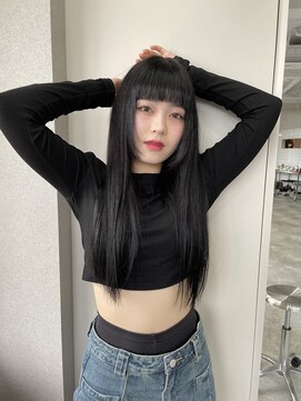 ボタン ハカタ(VOTAN hakata) 博多/天神/韓国ヘア/ぱっつん前髪/姫カット/暗めカラー/重め前髪