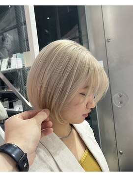 シェリ ヘアデザイン(CHERIE hair design) 福岡 ブリーチ ベージュ グレージュ ダブルカラー ハイライト