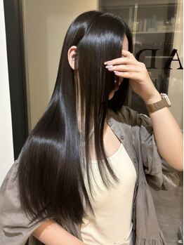 アドレバイハピネス(ADORE by happiness)の写真/今の髪質で満足されていますか？髪のダメージや乾燥、ごわつき等のお悩みがある方はADOREにお任せください!