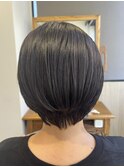 ナチュラルグレージュ系【ショートスタイル】