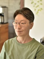 リム メンズヘア(LIM men's hair)&nbsp;艶感かき上げ大人ショート【ジェンダーレスショート】