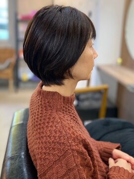 リッチ 菊名店(Rich) 丸みショート ショートボブ 40代50代 ヘッドスパ 艶感 艶髪