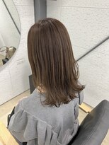 ビーヒアナウ N゜03 金沢駅西店(BE HERE NOW)&nbsp;髪質改善/オリーブベージュ