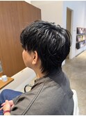 【志免】ニュアンスパーマを生かす!メンズマッシュミニウルフ