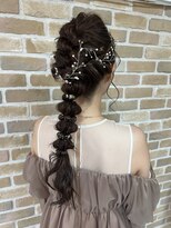 セットアップ 倉敷美和店(SET-UP) 編み下ろし/結婚式お呼ばれヘアセット