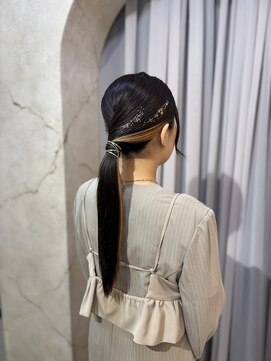 ヘアアレンジメント ボガスティーズ 川崎店(Hair arrangement Vogusty's) タイトポニーテール