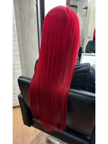 ビス リアン 川口店(Vis lien) ナチュラルレッド艶感ストレート美肌透明感