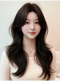 くびれヘア/髪質改善/縮毛矯正/レイヤーカット/韓国/顔周り/銀座