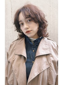 レジュアル(RESSUAL) くびれヘアアプリコットオレンジハイライトカラー