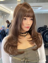 サンクプロジェクト(cinq PROJECT)&nbsp;ワンブリーチで作る透明感溢れるブラウンカラー