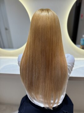 アディクト 本店 東陽町(addict) 髪質改善＿縮毛矯正＿ブリーチ毛＿ロング［東陽町駅］