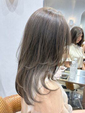 ティエラ 原宿 表参道(Tierra) 【Tierra美侑】ブリーチ無し透明感抜群シアーベージュ