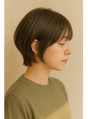 高宮　ミセスショートスタイル　白髪ぼかし
