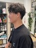 【MEN'S限定】メンズカット+パーマ+炭酸ショートヘッドスパ [表参道/原宿]