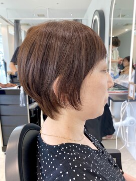 メゾンブラン 川西阪急店(Maison Blanc) 大人ショート×耳かけ×軽やか