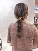 玉ねぎヘアバックカチューシャアレンジ渋谷宮益坂mutsuki