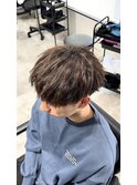 波打ちマッシュショート