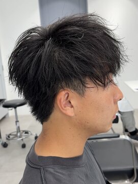 ショートマッシュ シャドウパーマ 鹿児島メンズ